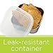 U-Konserve - To-Go Container, Stainless Steel, Multiple Containers in One, Ideal for Lunches, Picnics and Travel, Dishwasher Safe (Small, Stainless/Clear)