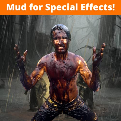 INSTANT MUD for Wrestling, Pies, Balloons & Fun Run Obstacles. Just Add Water to Powder. Makes 60 GALLONS of Safe, Clean, Fake Mud. Bulk for Pools, Messy Games & Slime Guns