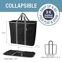 CleverMade Collapsible Laundry Basket, Large