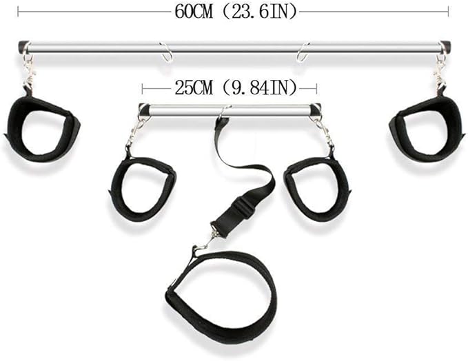 Roomfun Adjustable Restraints Sports Tools Steel Bar Thigh Spreader Bar Position