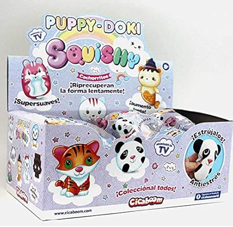 Sbabam Puppy Doki Squishy- Expositor 12 Unidades: Amazon.es: Juguetes y juegos