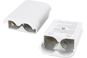 LiXiongBao 2 Pack Battery Cover Case for Xbox 360 Wireless Controller,Replacement Battery Pack Shell Compatible with Xbox 360