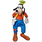 Disney Store Official Goofy Medium Soft Toy for Kids, Cuddly Character with Fuzzy Texture and Embroidered Details, Patched Trousers and Felt Teeth,Disney Plushy Suitable for All Ages