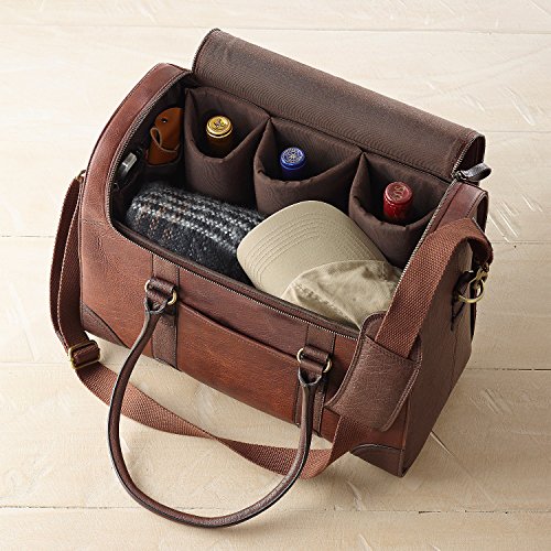 6Bottle Leather BYO Weekender Wine Bag Pricepulse