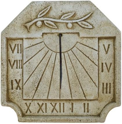 Amazon.de: Catart Sonnenuhr aus Betonstein für die Außenwand mit einem