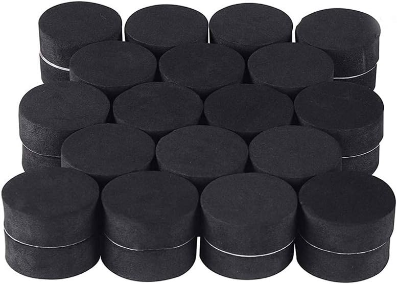 Jorzer 48pc Plant Pots Feet for Outdoor Flower Pot Feet Black Invisible
