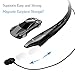 Bluetooth Headset Headphones Rymemo Newest Lightweight Wireless Stereo Music Earphones Vibration Sport Neckband Style Earpiece w/Microphone for Cellphone,Grey-Black