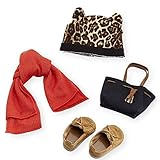 Journey Girls Leopard Beanie and Moccasins Fashion