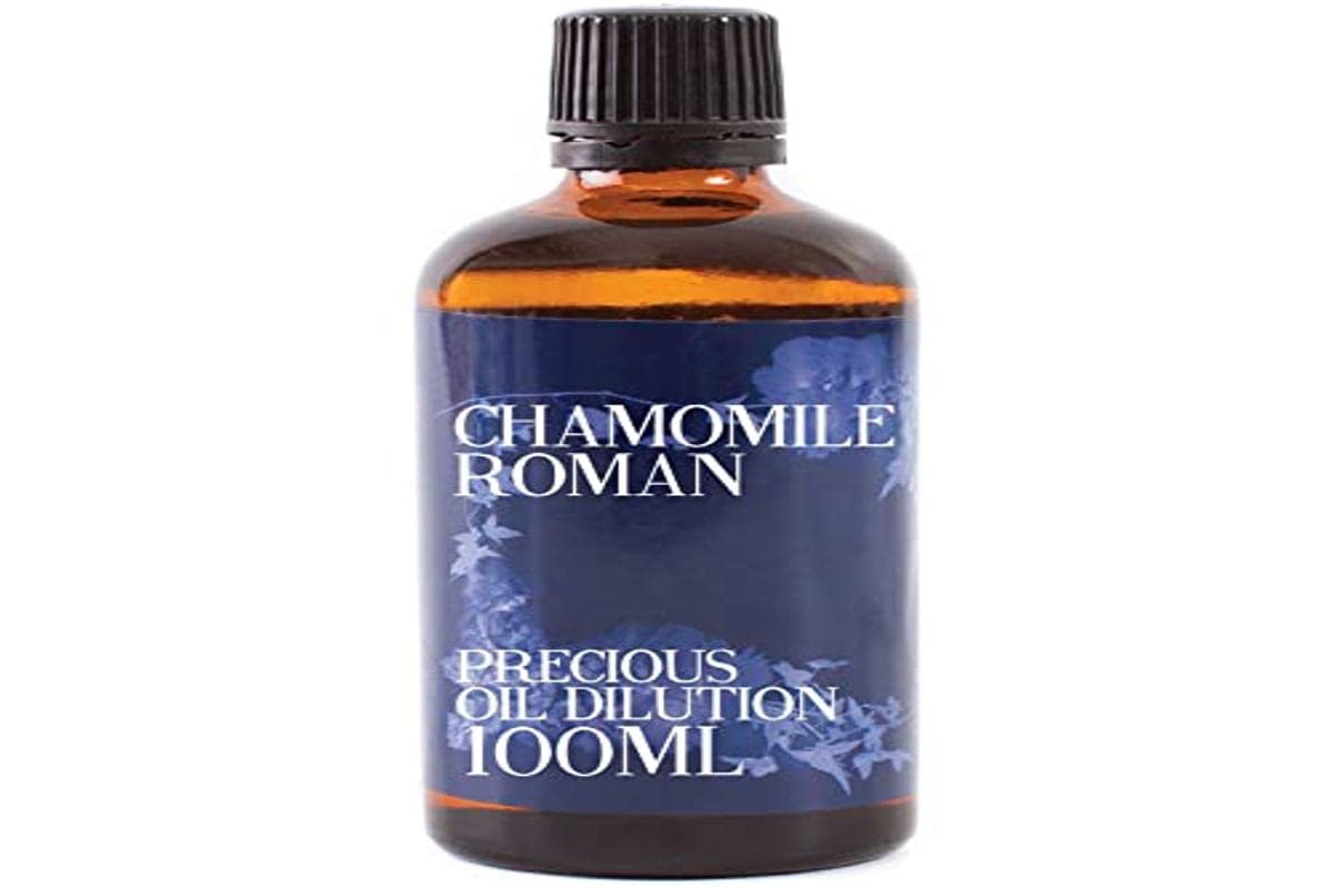 Mystic Moments | Chamomile Roman Precious Oil Dilution 100ml 3% Jojoba Blend Perfect for Massage, Skincare, Beauty and Aromatherapy