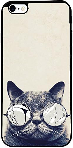SEENPIN IPhone 6 Plus Case,IPhone6 Plus Case 5.5 Cool cat With Glasses Silicone Case for iPhone6 Fashion Case Cover For iPhone 6 5.5inch