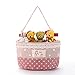 Alishare 4 Pockets Linen Cotton Fabric Pouch Wall Door Closet Hanging Storage Organizer Bag Multi-Functional Living Room Bedroom Bathroom Saver Bag