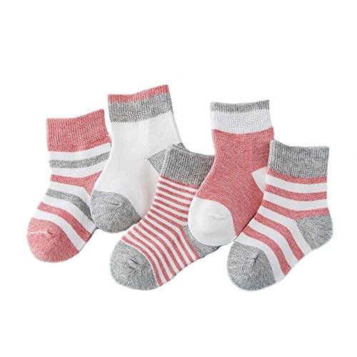 Mengting Unisex Baby Toddler foot Cotton Socks Baby Footsocks Sneakers 1-6 years