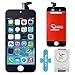 SANKA Retina LCD Digitizer Touch Screen Display Glass Replacement Frame Assembly for iPhone 4S-Black