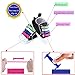 LattoGe No Tie Silicone Shoelaces Lace Lock Bands for Kids, Adults Athletic Running Shoe Laces,Sneakers (1 Pair Kids Size Pink)