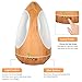 Diffuserlove 550ML Three-Sided Lamps Diffuser Ultrasonic Cool Mist Humidifier Essential Oil Diffuser, 7 Color LED Lights, Waterless Auto Shut-Off for Home Bedroom Yoga Office Kitchen
