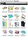 Honla Plastic Dish Drainer Rack and Drain Board with Spout,Small Dish Drying Rack and Drainboard Set for Kitchen Countertop/Sink Draining,White/Grey,16 Inch