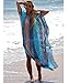 Mansy Women's Chiffon Robe Beach Skirt Swimsuit Cover Up One Size Multicolor
