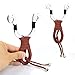 Freehawk 1Pcs Stainless Steel Slingshot with Swan-Falling Shape Hunting Slingshot Hunting Catapults Slingshot for Kids Outdoor Hunting Game, Fowling and Fishing Competition (Color at Random)