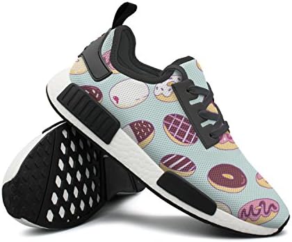 CVOIREWKLL Sweety Donuts Wear-resistant Classic Stylish Print Skateboarding Shoes