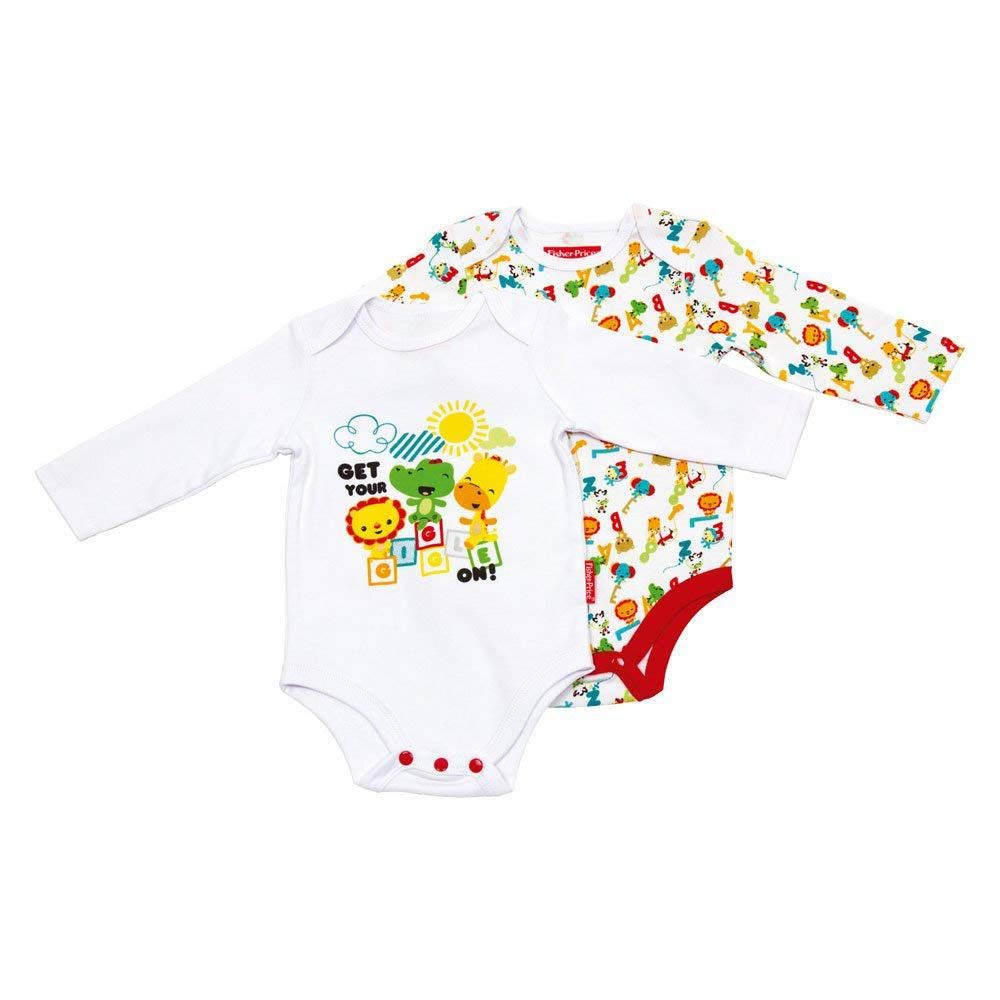 Brandnameinternal Set of 2 Printed Body L/S 0/24m