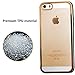 iPhone 5s Case - HD Clear Screen Protector Included - Shock-Absorption Clear TPU Bumper Case Slim Fit Soft Cover Shell , for iPhone 5/5s/SE (Gold)
