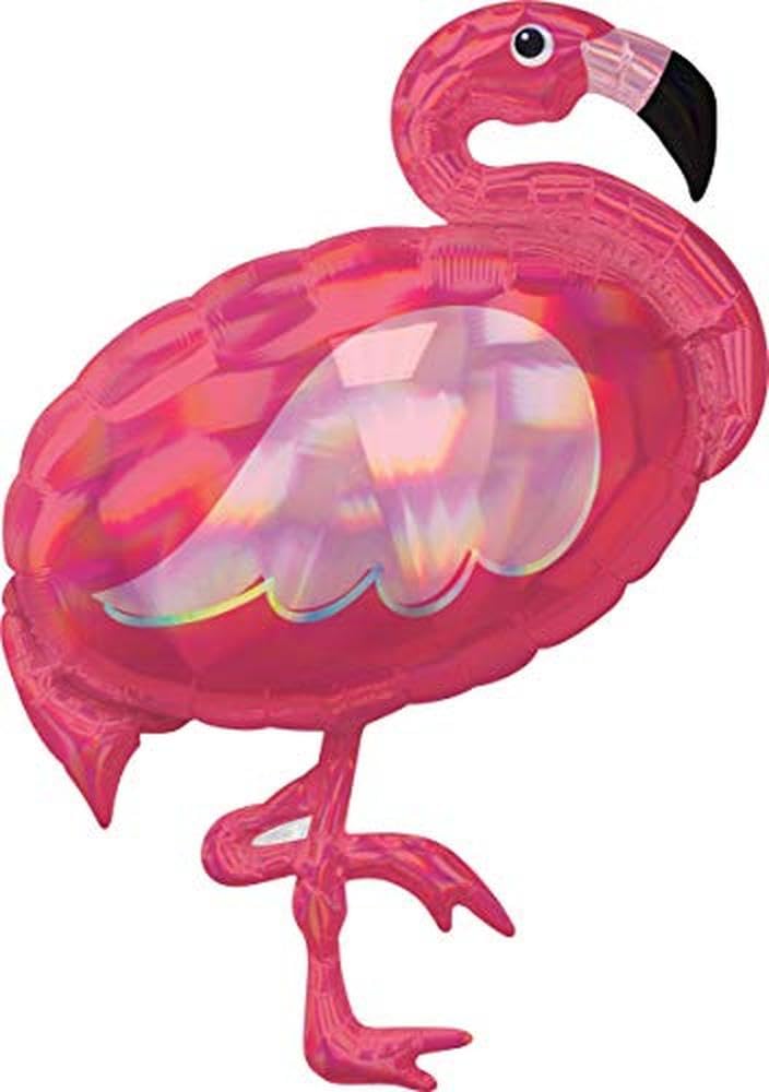 Amscan 3937801 S/Shape: Iridesc Pink Flamingo