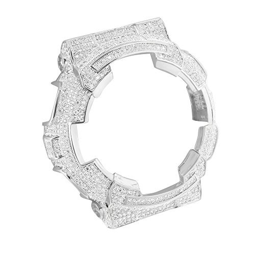 iced out g shock bezel