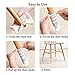 20 Chair Feet Sock - Furniture Feet Covers Caps Pads - Flexible Anti Scratch Knitted Wool Chair Leg Floor Protectors - Cute Cat Paw Design, 5 Different Colors in 1 Pack