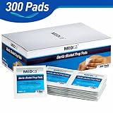 MEDca Alcohol Prep Pads, Sterile, Medium, 2-Ply (Pack of 300)