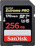 SanDisk 256GB Extreme PRO SDXC UHS-I Card - C10, U3, V30, 4K UHD, SD Card - SDSDXXY-256G-GN4IN