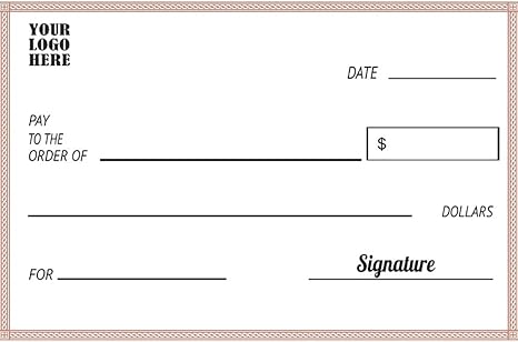 Custom Giant Fake Check Made Of 3mm Pvc Foam Board Large Novelty