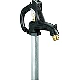 DU-MOST Frost-Free Yard Hydrant 4-Foot Freeze-Proof Outdoor Faucet | Corrosion-Resistant Standpipe, Lockable Cast Iron Head, Leakproof Seal, Easy Maintenance, 2-Foot Bury Depth