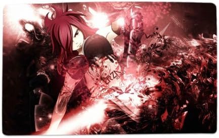 A Wide Variety of Fairy Tail Anime Characters Desk & Mouse Pad Table Play Mat (Erza Scarlet 1) by Tamatama League Mouse Pad & Table Mat