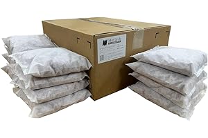 MIN-TECH ENVIRONMENTAL Intermountain Absorbents Oil Only Absorbent Pillows - Oil Absorbent Pillows, Absorbs Oil Products Only - Recycled Polypropylene Oil Pillows, Oil Absorbing Pillows - 10"x10" (20 Pack)