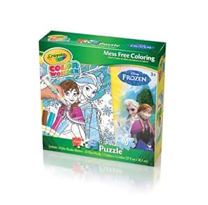 Download Amazon.com: Frozen Crayola Color Wonder 60 pc Puzzle with 4 Markers: Toys & Games