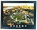 Framed Boston Red Sox Fenway Park and New England Patriots Gillette Stadium - Set of 2 Lithographs of Dramatic Aerial Photos - Treasured Collector Items and Great Gift!