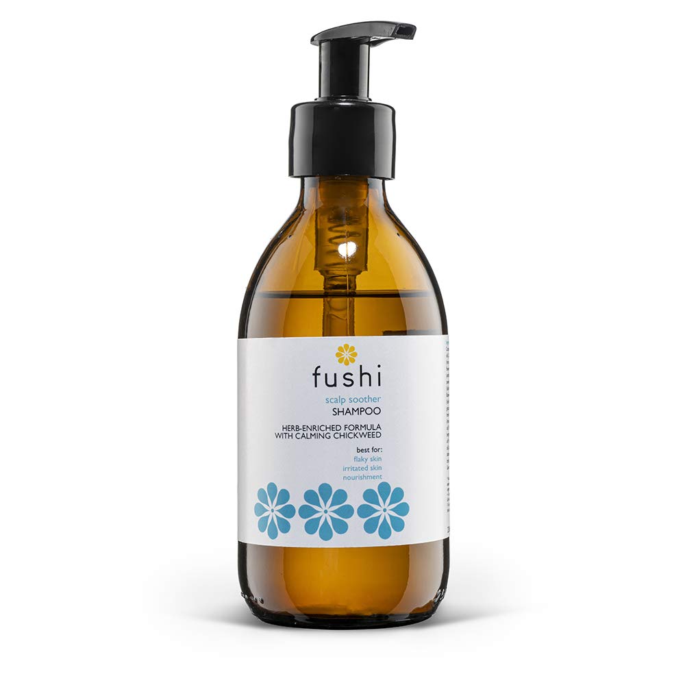 Fushi Scalp Soother Herbal Shampoo | Refillable Zero Waste Glass Bottle 230ml