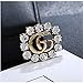 YIAI Crystal Brooch, Wedding Party Jewelry Flower Brooch Pin for Women