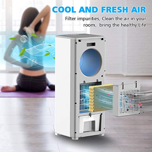 31 Evaporative Air Cooler Bladeless Fan w/Cooling & Humidification
