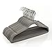 Michael Graves Design Ultra-Thin Non-Slip Velvet Clothing Hangers, Flocked & Durable, Closet Space Saving, for Garments, Suits, Dresses, Pants, Shirts, Coats, 25 Pack