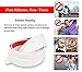 TRSCIND 2 Pack Door Draft Stopper Under Door Insulator Door Draft Stopper, Door Noise Stopper and Soundproofing Door Weather Stripping (White 2