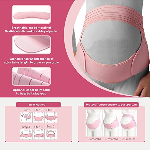 Belly Band for Pregnancy, Pregnancy Belly Support Band Maternity Belt