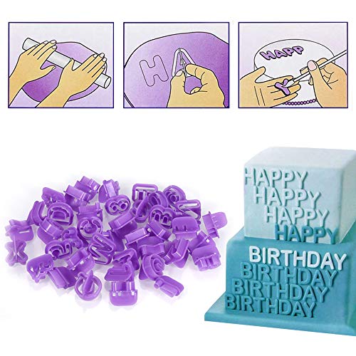 3 Alphabet+Number+Letter+Fondant+Decorating