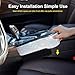 eing Car Seat Side Drop Organizer,Side Slit Car Seat Gap Filler,Car Seat Console Storage Organizer,Car Seat Pockets with Cup Holder and 2 Charging Port,1PC for Passenger Driver (Multicolor Diamonds)