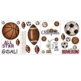 RoomMates RMK1001SCS Play Ball Peel and Stick Wall Decals