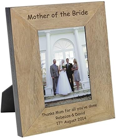Mother of the Bride Wood Photo Frame 6 x 4