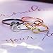 Oxford Diamond Co .925 Sterling Silver Plain Heart Knot Ring Sizes 3-12 (Three Colors) (rose-gold-flashed-silver, 7)