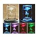 LIWUYOU Colorful Rose 3D Crystal Music Box I Love You Romantic, Bluetooth Base