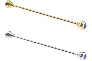 The Lord of the Tools 2PCS Men Collar Bar Neck Tie Shirt Pin Collar Necktie Clasp Metal Brooch Pin Lapel Stick Pin Men Shirt Decor for Men Boys Father Husband Lover