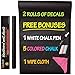 Colore Blackboard Wall Decals - Premium Vinyl Contact Paper For Restaurant Menu Chalkboard, Office, Wallpaper, Art Quotes, Home Kitchen Stickers - FREE Colored Chalks, Chalk Pen & Wipe Cloth - 2 Rolls
